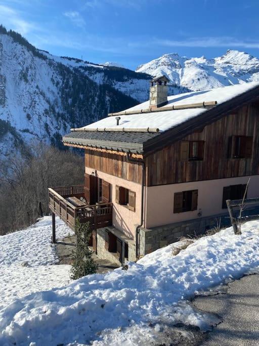 Chalet 6 Chambres A 3 Min Des Pistes Des 3 Vallees St Martin De Belleville 圣马丁德贝尔维尔 外观 照片