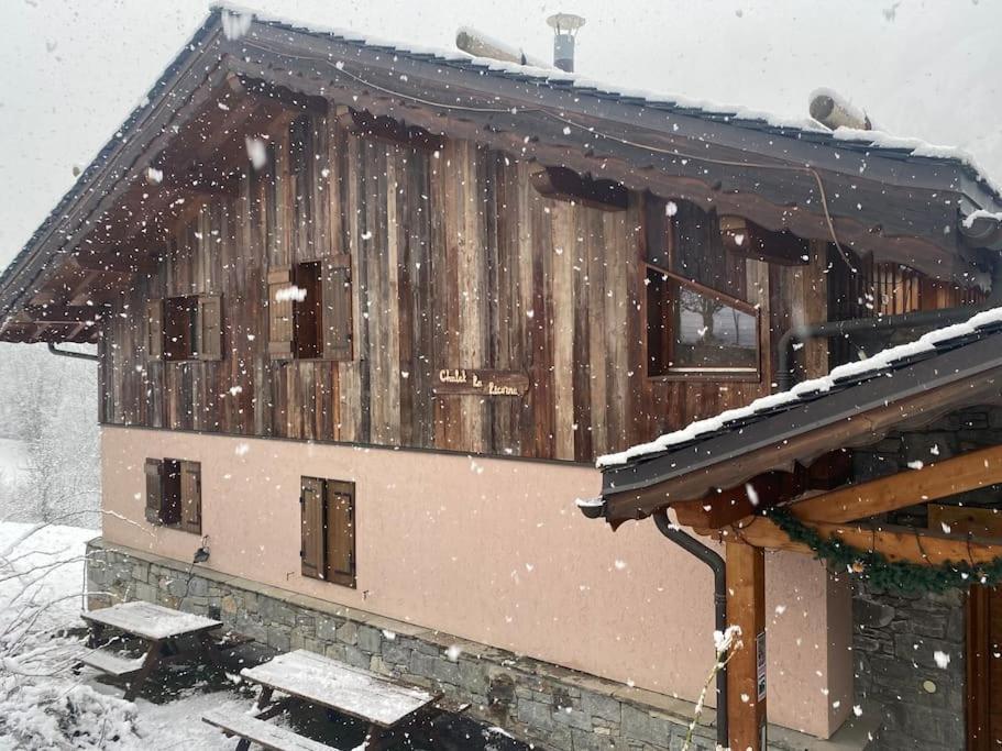 Chalet 6 Chambres A 3 Min Des Pistes Des 3 Vallees St Martin De Belleville 圣马丁德贝尔维尔 外观 照片